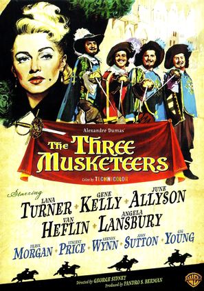 The Three Musketeers - DVD movie cover (thumbnail)