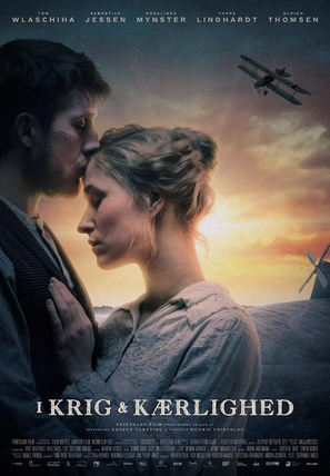 I krig &amp; k&aelig;rlighed - Danish Movie Poster (thumbnail)
