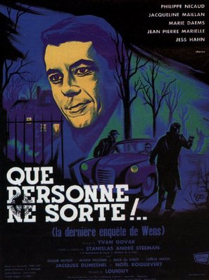 Que personne ne sorte - French Movie Poster (thumbnail)