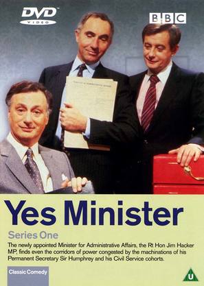 &quot;Yes Minister&quot; - British DVD movie cover (thumbnail)