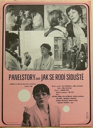 Panelstory aneb Jak se rod&iacute; s&iacute;dliste - Czech Movie Cover (thumbnail)