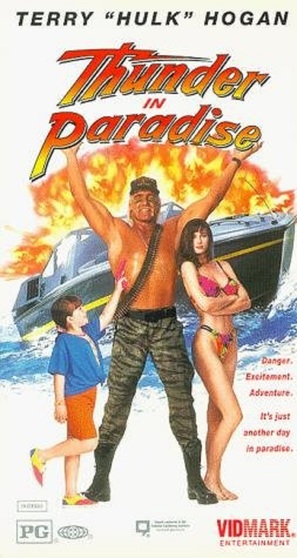 &quot;Thunder in Paradise&quot; - VHS movie cover (thumbnail)