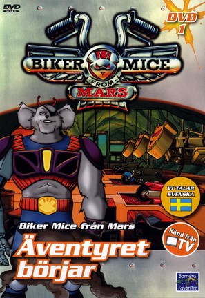 &quot;Biker Mice from Mars&quot; - Swedish poster (thumbnail)