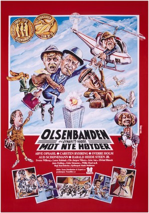 Olsenbanden og Dynamitt-Harry mot nye h&oslash;yder - Norwegian Movie Poster (thumbnail)