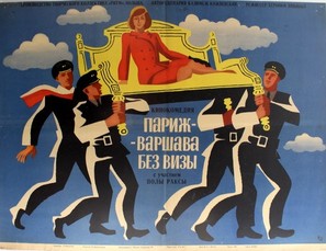Paryz - Warszawa bez wizy - Russian Movie Poster (thumbnail)