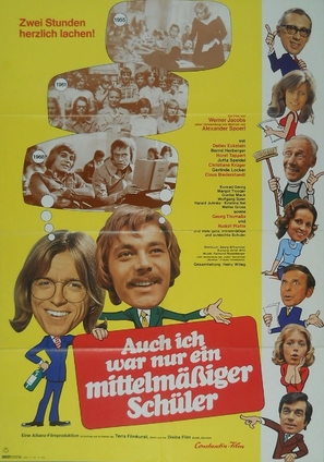 Auch ich war nur ein mittelm&auml;&szlig;iger Sch&uuml;ler - German Movie Poster (thumbnail)