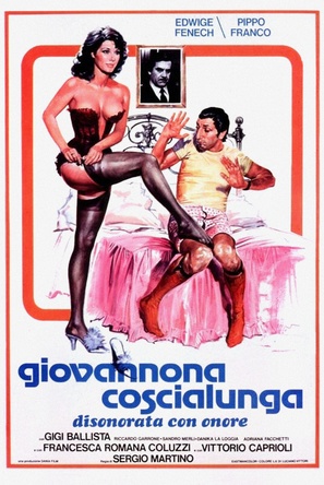 Giovannona coscialunga, disonorata con onore - Italian Movie Poster (thumbnail)