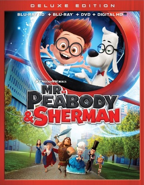 Mr. Peabody &amp; Sherman - Blu-Ray movie cover (thumbnail)