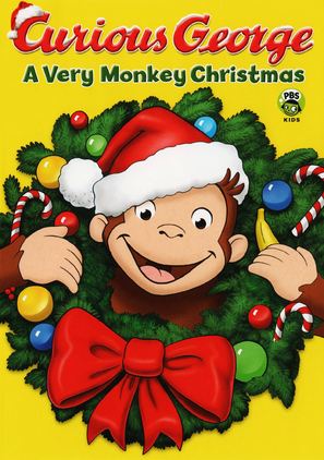 Curious George: A Very Monkey Christmas - DVD movie cover (thumbnail)