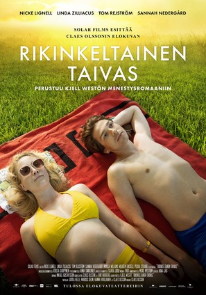 Den svavelgula himlen - Finnish Movie Poster (thumbnail)