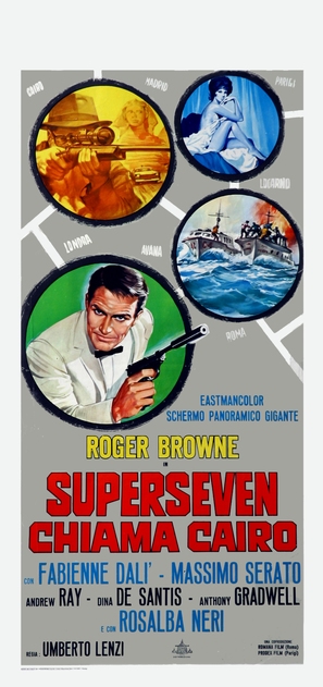 Superseven chiama Cairo - Italian Movie Poster (thumbnail)