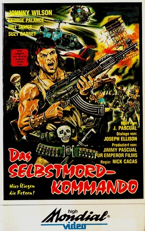 Deadly Commando - German VHS movie cover (thumbnail)