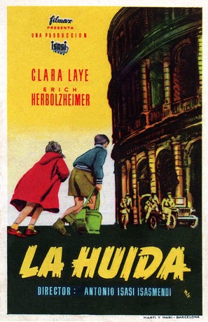 La huida - Spanish Movie Poster (thumbnail)