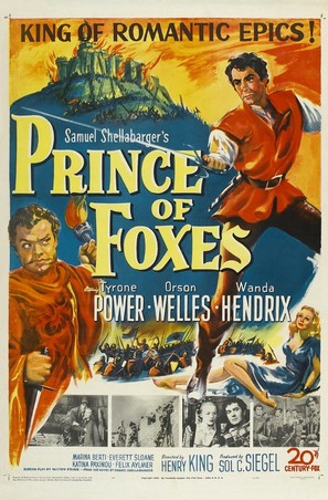 Prince of Foxes - Movie Poster (thumbnail)