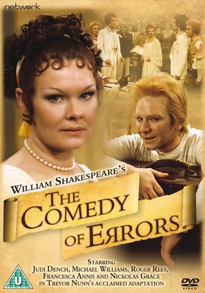 The Comedy of Errors - British DVD movie cover (thumbnail)