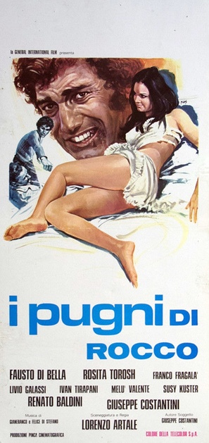I pugni di Rocco - Italian Movie Poster (thumbnail)