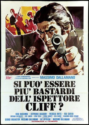 Si pu&ograve; essere pi&ugrave; bastardi dell&#039;ispettore Cliff? - Italian Movie Poster (thumbnail)