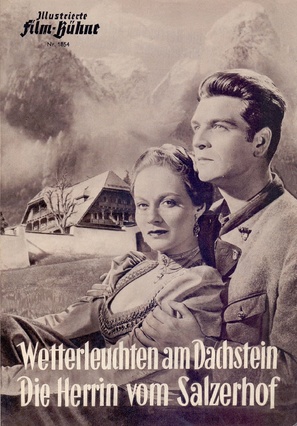 Wetterleuchten am Dachstein - German poster (thumbnail)