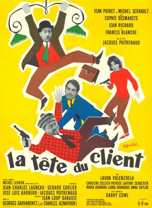 La t&ecirc;te du client - French Movie Poster (thumbnail)
