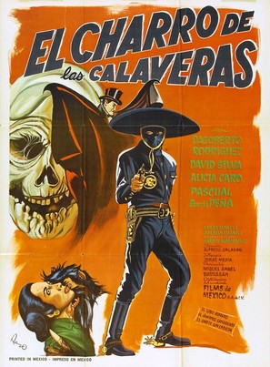 El charro de las Calaveras - Mexican Movie Poster (thumbnail)