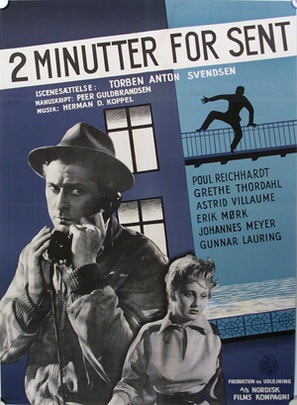 To minutter for sent - Danish Movie Poster (thumbnail)