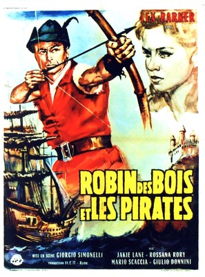 Robin Hood e i pirati - French Movie Poster (thumbnail)
