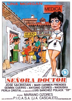 Se&ntilde;ora doctor - Spanish Movie Poster (thumbnail)