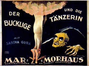 Der Bucklige und die T&auml;nzerin - German Movie Poster (thumbnail)