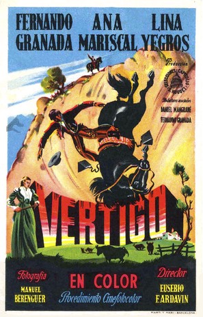 V&eacute;rtigo - Spanish Movie Poster (thumbnail)
