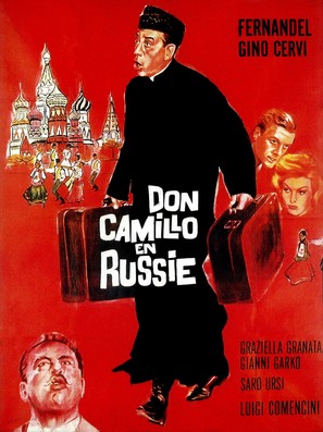 Il compagno Don Camillo - French Movie Poster (thumbnail)