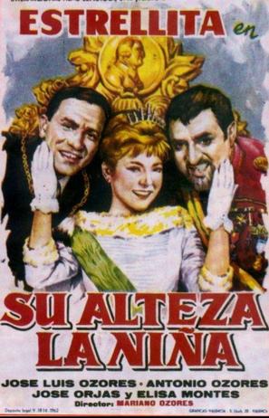 Su alteza la ni&ntilde;a - Spanish Movie Poster (thumbnail)