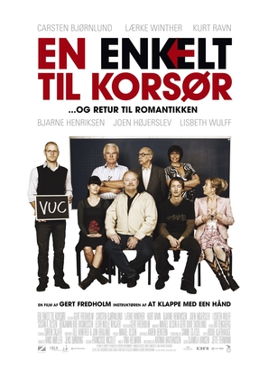 Enkelt til Kors&oslash;r, En - Danish Movie Poster (thumbnail)