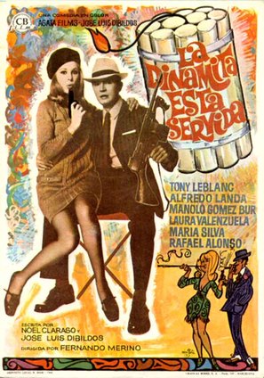 Dinamita est&aacute; servida, La - Spanish Movie Poster (thumbnail)