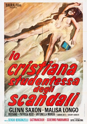 Io Cristiana, studentessa degli scandali - Italian Movie Poster (thumbnail)