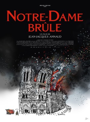 Notre-Dame br&ucirc;le - French Movie Poster (thumbnail)