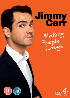 Jimmy Carr: Making People Laugh - British DVD movie cover (thumbnail)