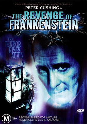 The Revenge of Frankenstein - Australian DVD movie cover (thumbnail)