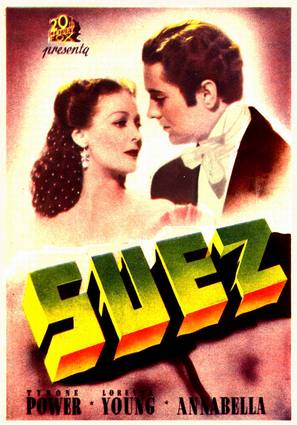 Suez - Spanish Movie Poster (thumbnail)