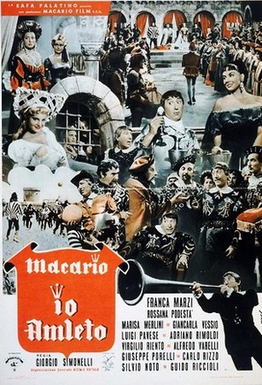 Io, Amleto - Italian Movie Poster (thumbnail)