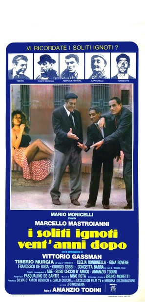 I soliti ignoti vent&#039;anni dopo - Italian Movie Poster (thumbnail)