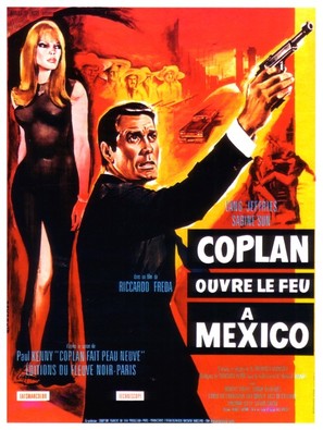 Coplan ouvre le feu &agrave; Mexico - French Movie Poster (thumbnail)