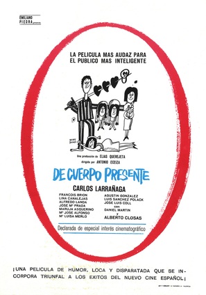 De cuerpo presente - Spanish Movie Poster (thumbnail)