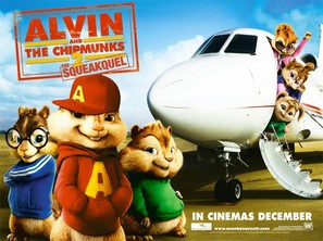 Alvin and the Chipmunks: The Squeakquel - British Movie Poster (thumbnail)