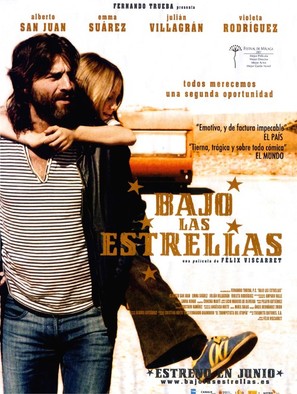 Bajo las estrellas - Spanish Movie Poster (thumbnail)