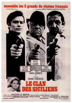 Le clan des Siciliens - French Movie Poster (thumbnail)