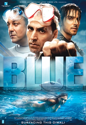 Blue - Indian Movie Poster (thumbnail)