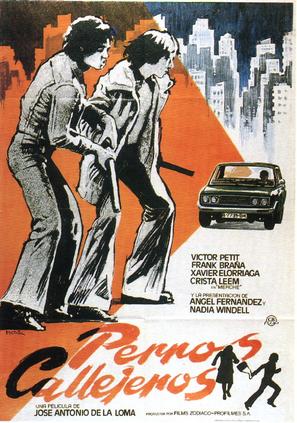Perros callejeros - Spanish Movie Poster (thumbnail)