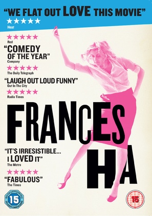 Frances Ha - British DVD movie cover (thumbnail)