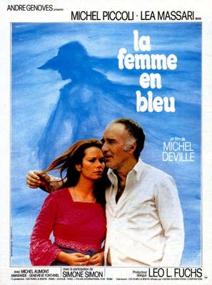 La femme en bleu - French Movie Poster (thumbnail)