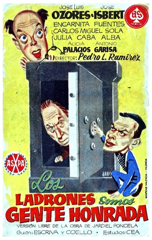 Los ladrones somos gente honrada - Spanish Movie Poster (thumbnail)